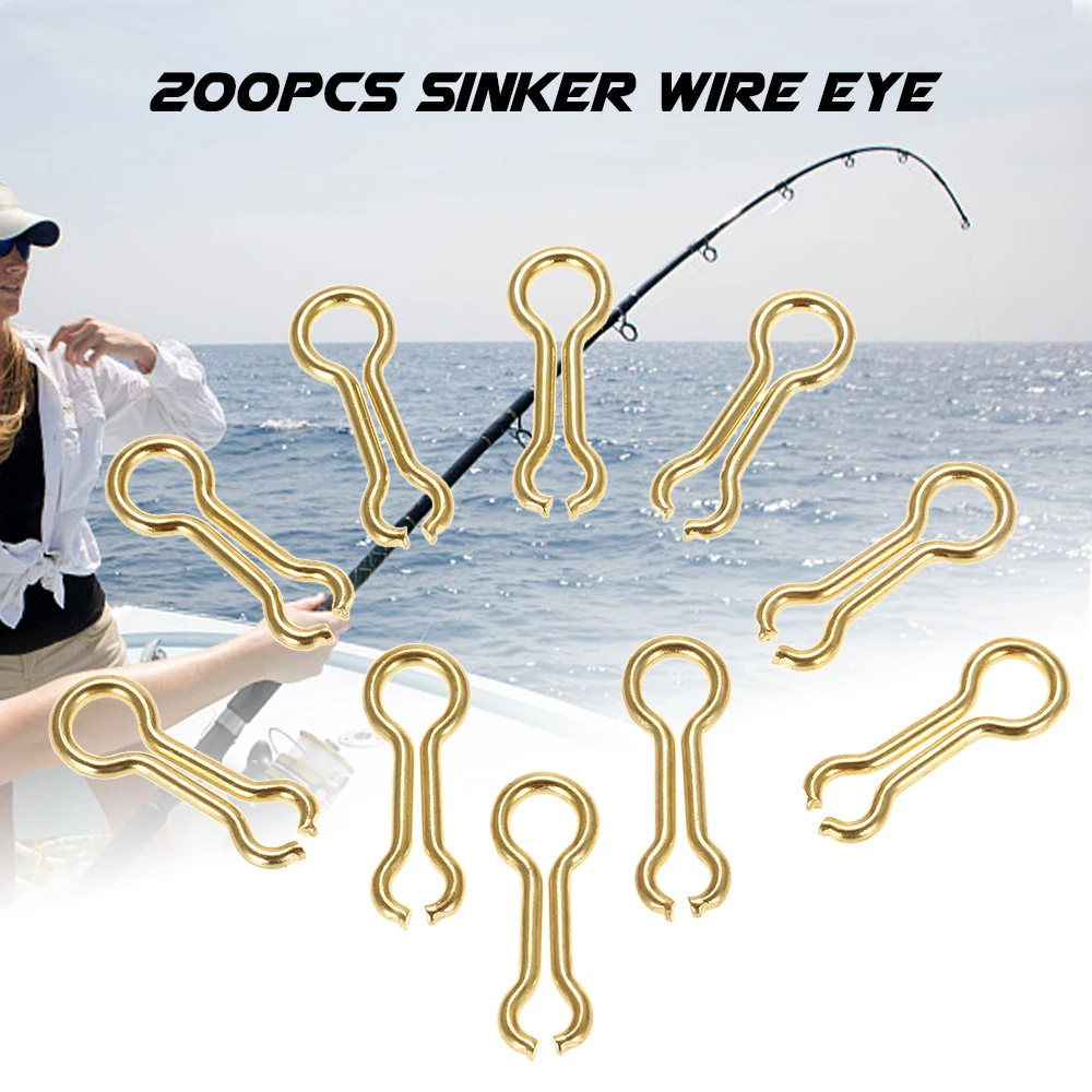 Hot Sale Brass Sinker Wire Eye for DO-IT Molds Fishing Wire Eyes