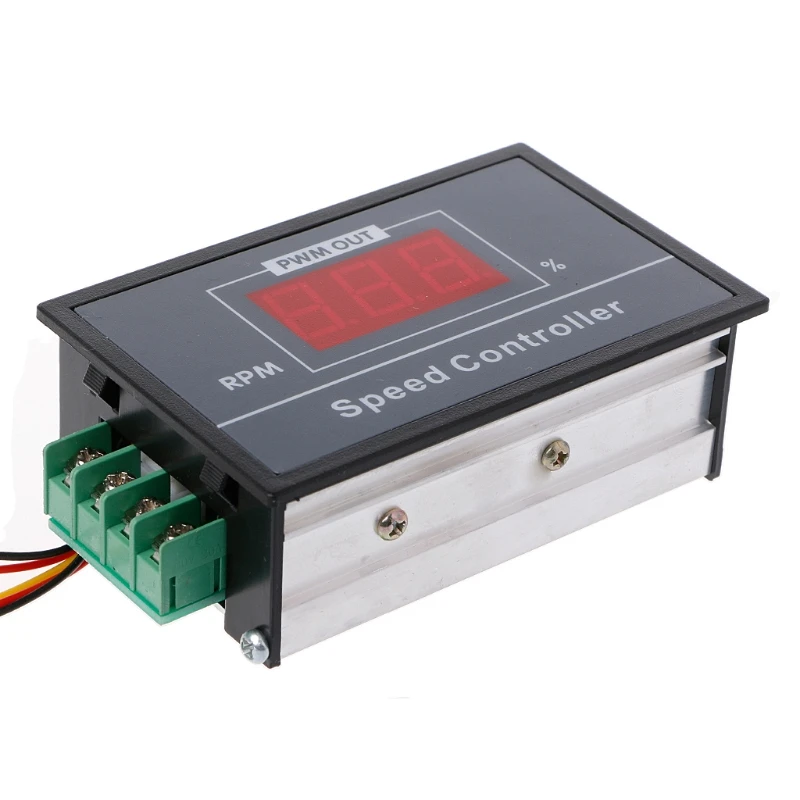 PWM DC Motor Speed Controller Digital 0-100 Display Stepless Speed Regulation 