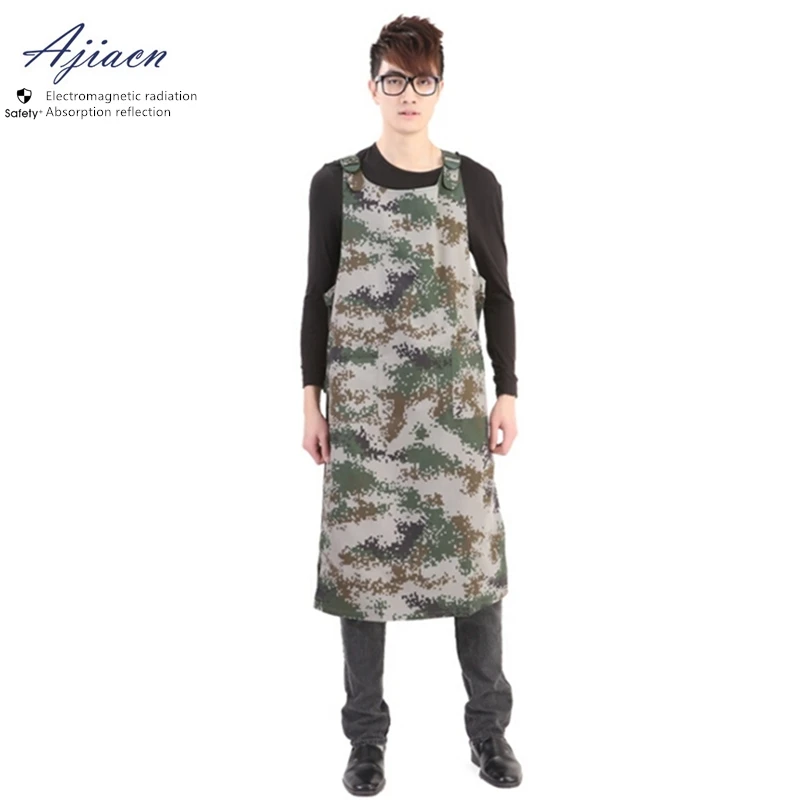 

Ajiacn Genuine Electromagnetic radiation protective sleeveless coat Signal tower Electric welding EMF shielding long apron