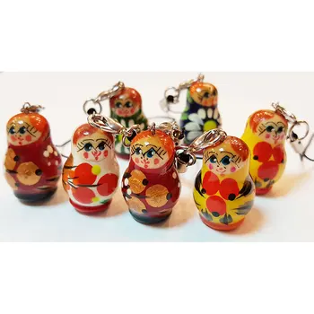 

Keychain matryoshka on a rope