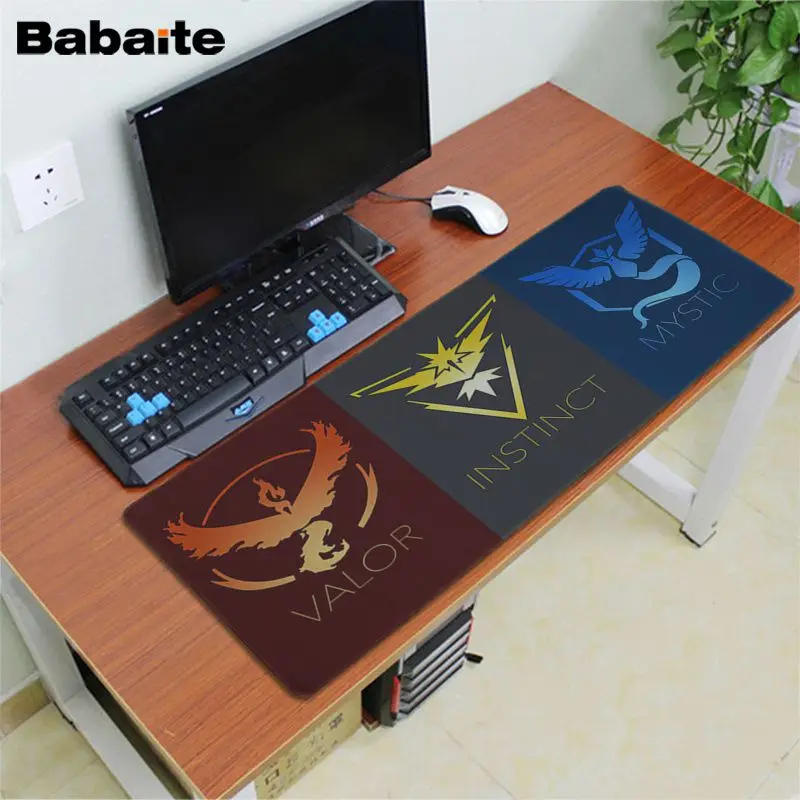 Babaite pokemon резиновая мышь прочный Настольный коврик для мыши Скорость/Управление версия большой игровой коврик для мыши
