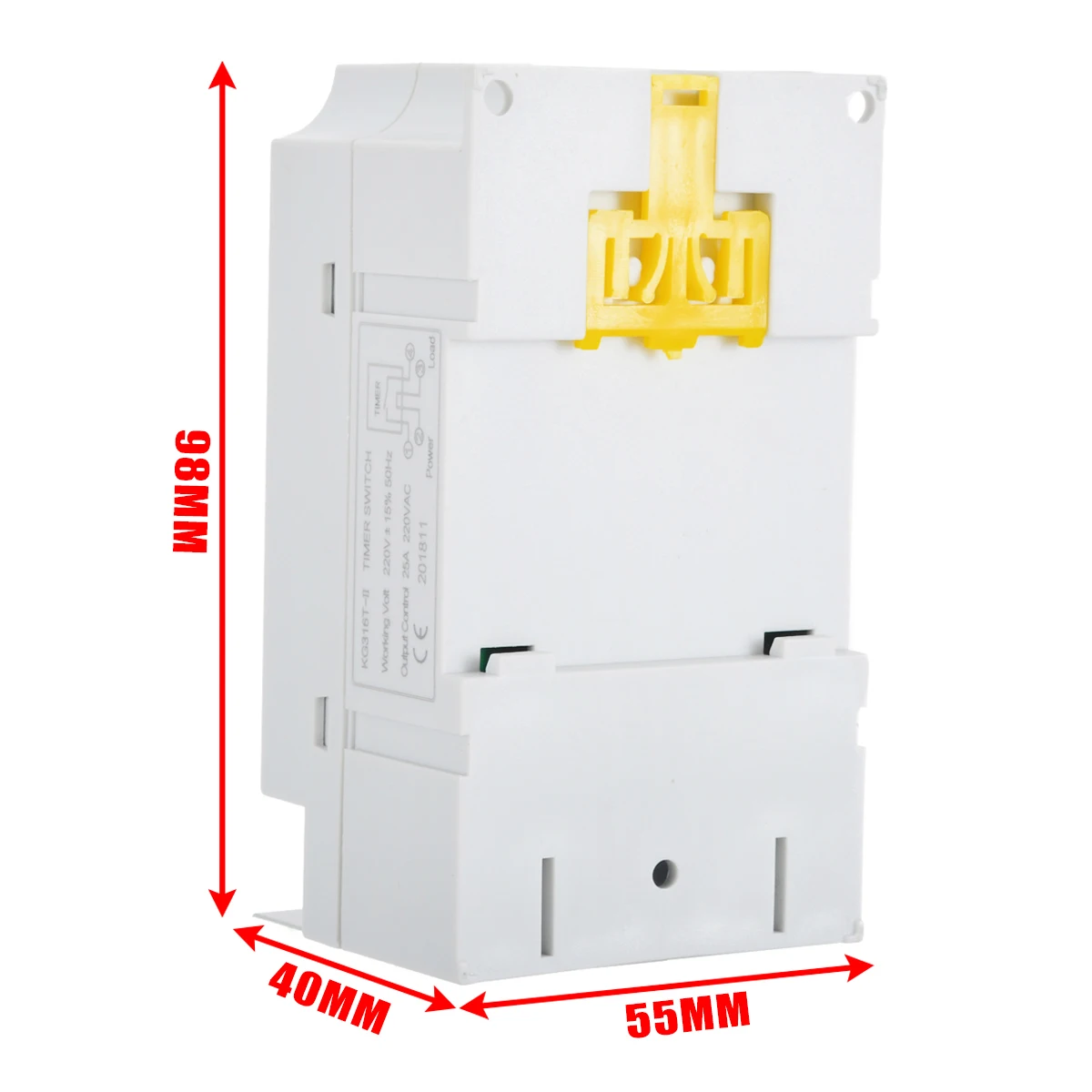 1 шт. AC 220V 25A KG316T-II Din направляющий цифровой программируемый таймер с ЖК-дисплеем Дисплей электронный таймер в переменного тока, 50-60 Гц