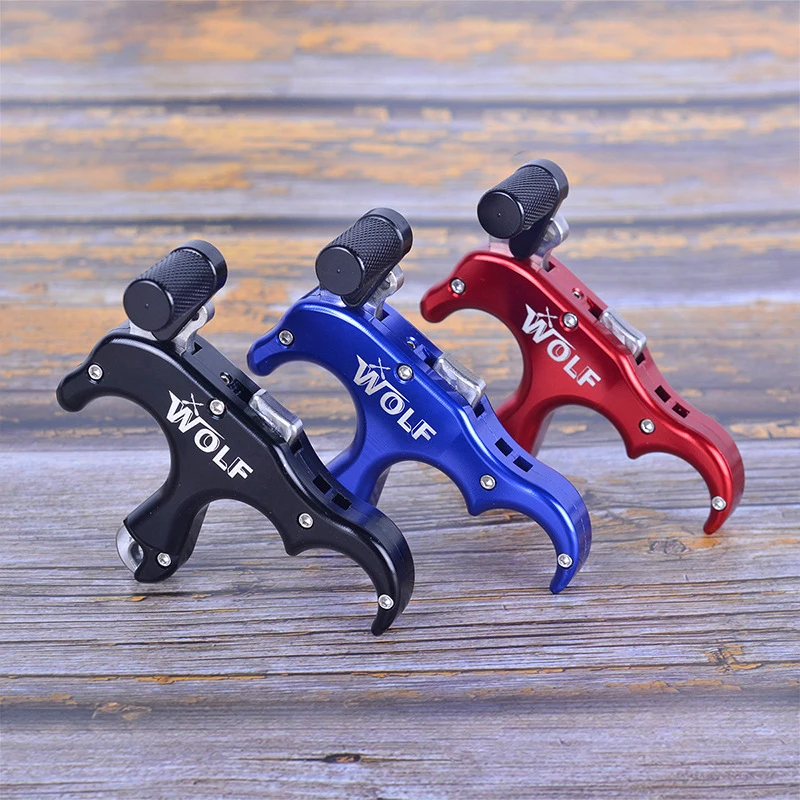 

3 Finger Aid Archery Caliper Release for Compound Bow recurve bow Archery Bow Release Arrows and Bow Hunting Accessories