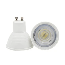 

led spotlight bulb GU10 6w 220v 230v 240v cob Dimmable lamp cool white 6500k nature white 4000k warm white 3000k spot light