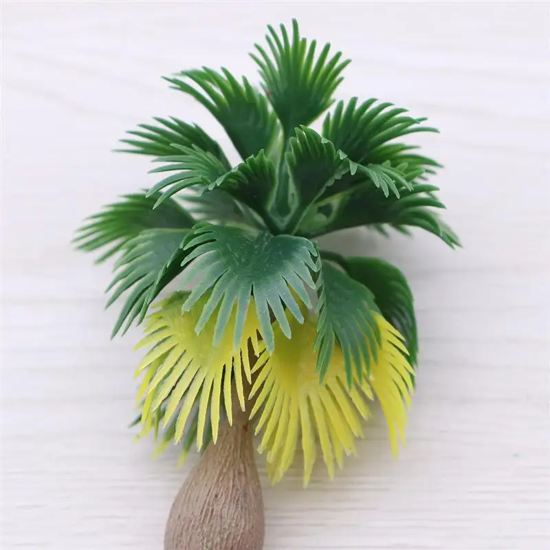 Model Train Palm Trees 15pcs for Railroad Architecture Diorama,miniature tree ornament,model tree ornament