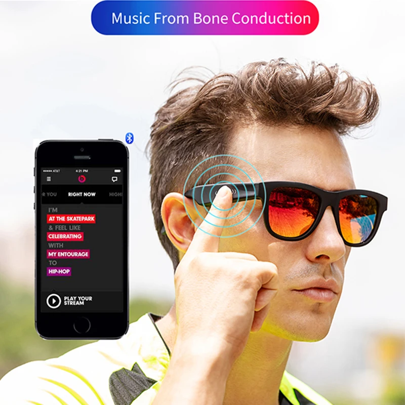 Smart Glasses Sports Camera HD1080P Camera