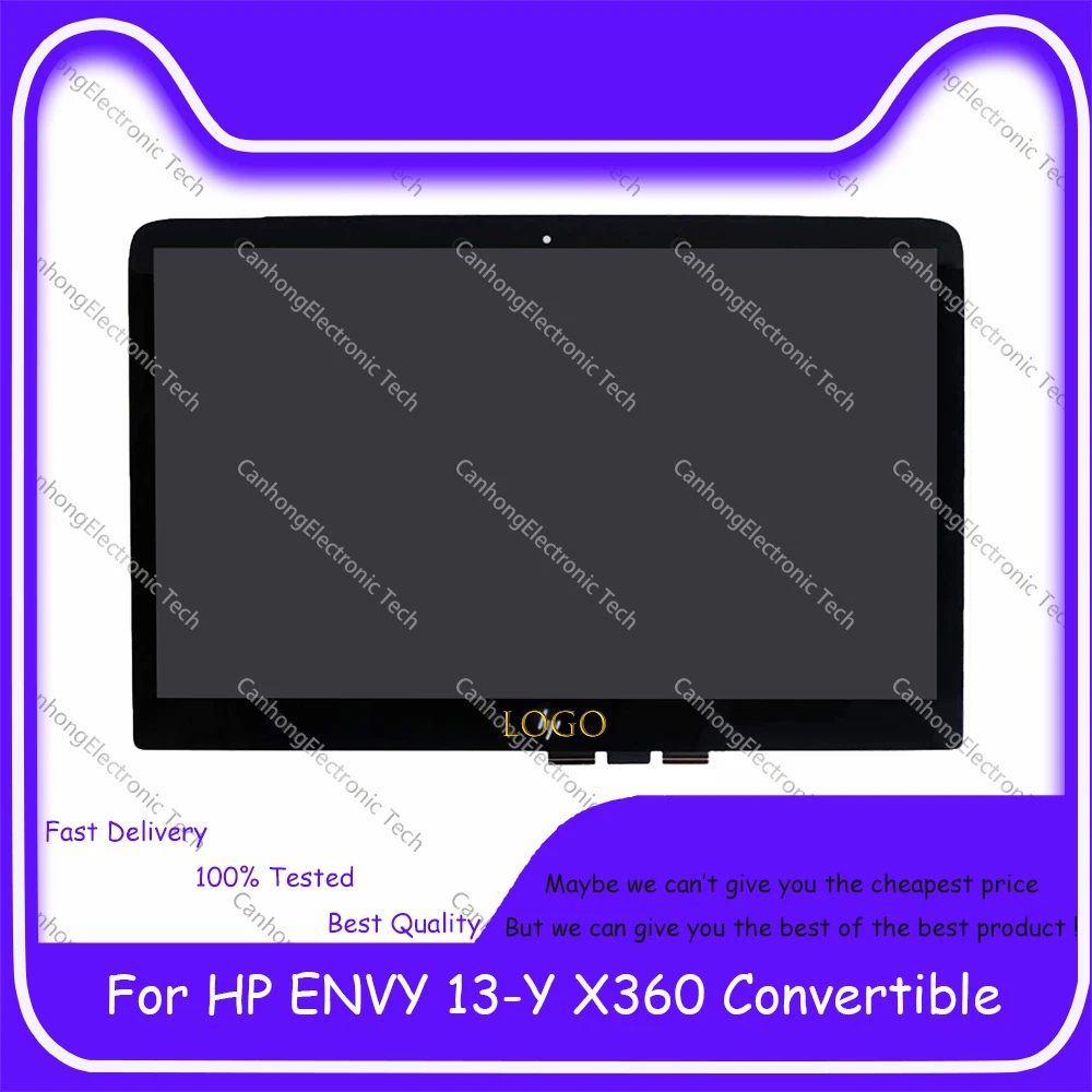 

ЖК-дисплей с сенсорным экраном для HP envy 13-Y x360 series 13,3 qhd uhd 906706-001 906707-001