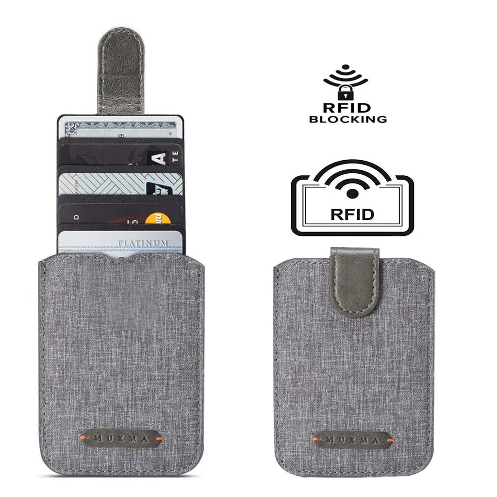 Держатель карты для задней части телефона RFID Блокировка 5 Pull кредит для пропуска или сотового телефона бумажник используется на планшете, планшете случае, ноутбуке, машине, smoot
