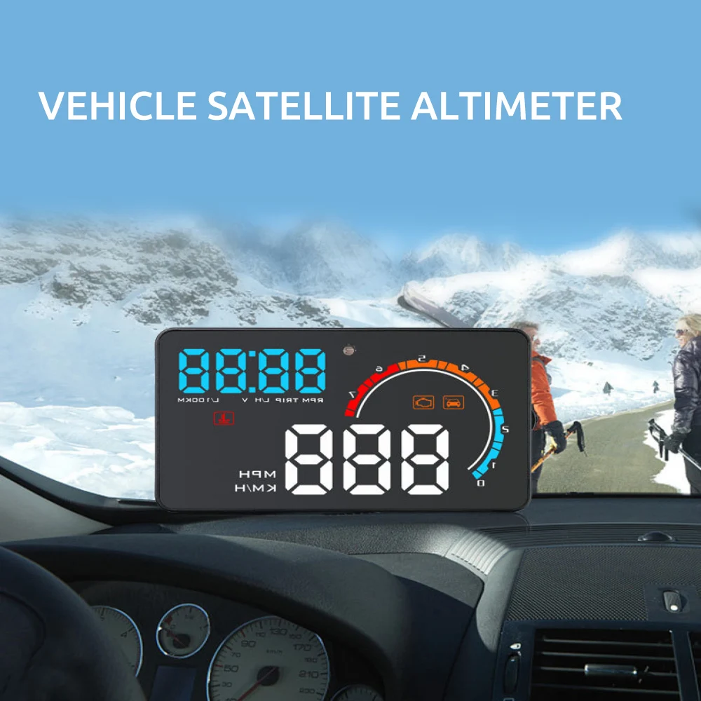 3 5 дюймов Автомобиль HUD на лобовое стекло Дисплей OBD2 EML327 приборной панели
