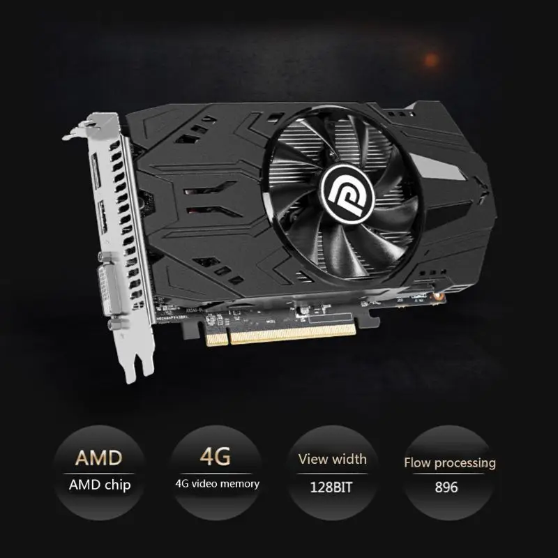 

Graphics Card RX560D 4GB GDDR5 128Bit PCI Express 3.0 DirectX12 Video Card for Rx560 Chip Image Card Game Accessories