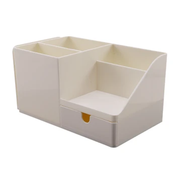 

Desk Office Organizer Storage Holder Desktop Pencil Pen Sundries Badge Box Stationery Office School Supplies