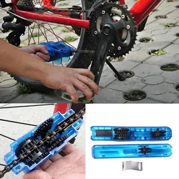 

Bike Chain Cleaner Bicycle Scrubber Brushes Cleaning Quick Easy Clean Wash Tool