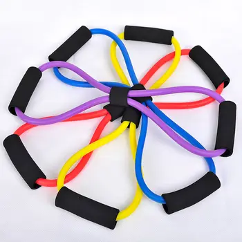 

Latex eight-character pull rope chest expander yoga puller stretching exercise fitness equipment