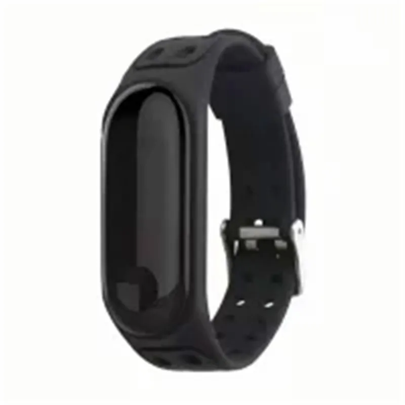 Mi Band 4 ремешок сменный Браслет для часов для Xiaomi mi band 3 4 спортивный силиконовый браслет умные аксессуары совместимый mi Band 3 bel - Цвет ремешка: Black