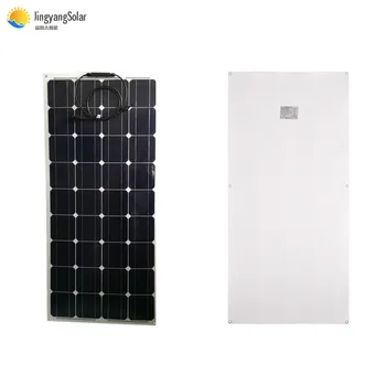 

China factory 100W High Efficiency Monocrystalline flexible solar cell flexible solar panel 12v solar battery charger 1pcs