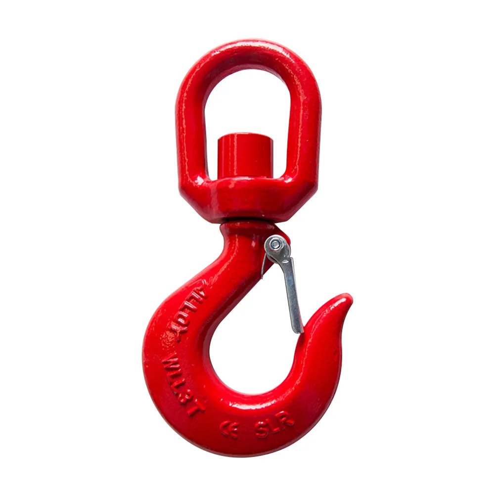 

1 Ton Industrial Hardware Hanging With Latch Shackle Rigging Swivel Eye Hook Quick Release Drop Forged Lifting Alloy Steel Crane