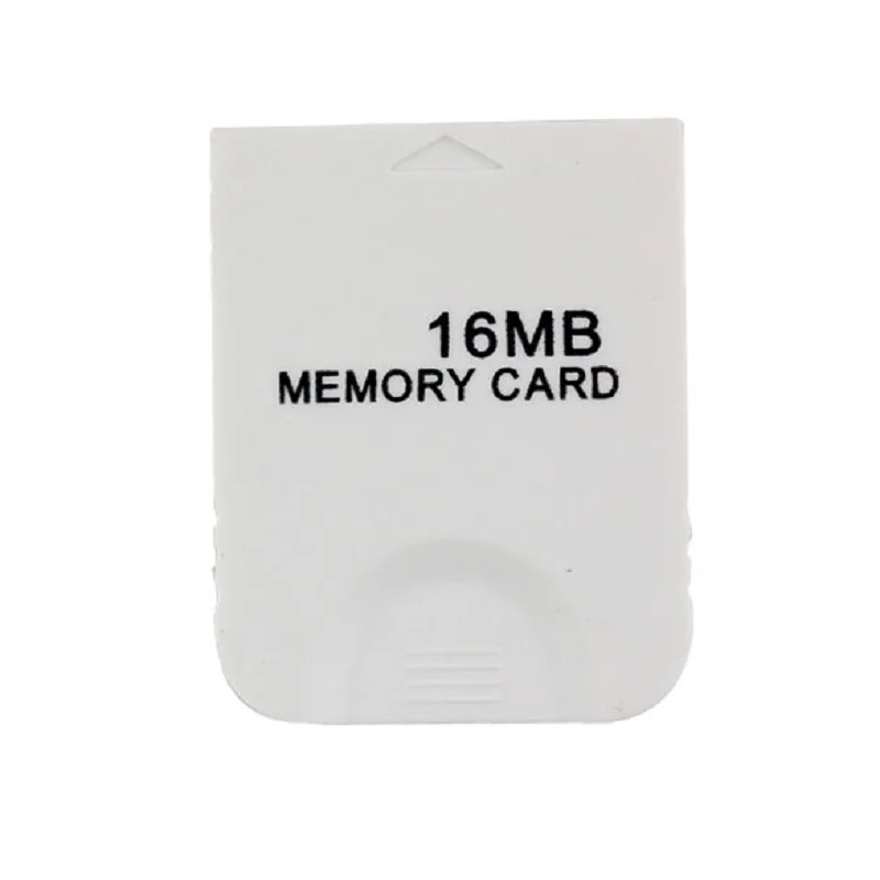 Горячая Распродажа, практичная игровая Карта памяти 4MB 16MB 32MB 128MB для Nintendo wii Cube для GC NGC White 128MB Max, игровая карта памяти для wii - Цвет: 16MB