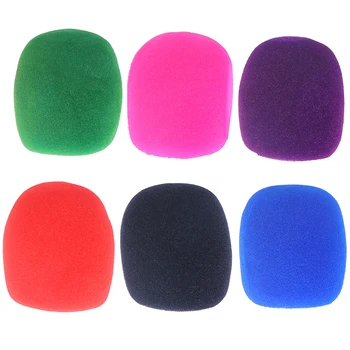 Hot sale 5PCs Microphone Headset Grill Windscreen Sponge Foam Cover For Recording Mic