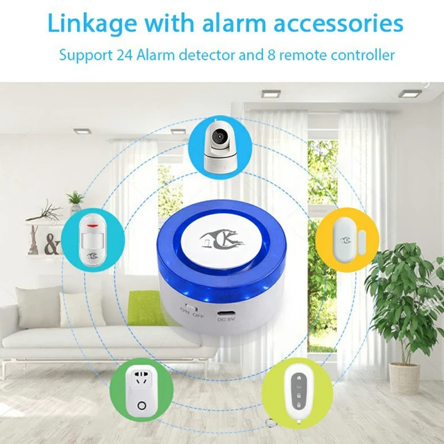 WiFi bezprzewodowa syrena bezpieczeństwa w domu Alarm WiFi inteligentny syreny Tuya kompatybilny z Alexa Google domu ue wtyczką tanie tanio NONE CN (pochodzenie) 65*65*35mm Apps Control Wireless Window Sensor FR Remote-controller 433 92MHz Greater than =100dB WiFi bezprzewodowa syrena bezpieczeństwa w domu Alarm WiFi inteligentny syreny Tuya kompatybilny z Alexa Google domu ue wtyczką tanie tanio NONE CN (pochodzenie) 65*65*35mm Apps Control Wireless Window Sensor FR Remote-controller 433 92MHz Greater than =100dB