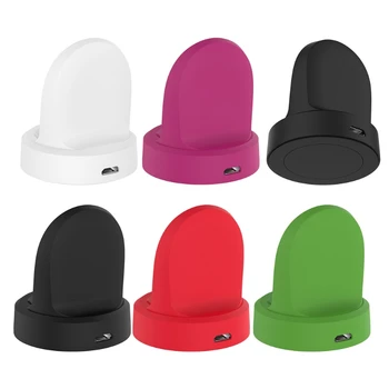 

USB Wireless Charger Stand Cradle Dock for -Samsung -Galaxy Watch 3 41mm/45mm R840 R850 Active 1/2 40/44mm R830 R820 SM-R500