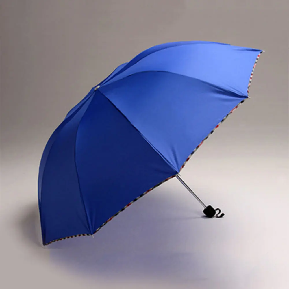 Royal blue Подарки для дома, для отдыха, для девочек, зонт от солнца, портативный зонт, ручной, негабаритный, складной, для улицы, для путешествий, модный - Цвет: Royal blue