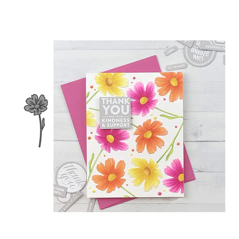 

JCarter Flower Metal Cutting Dies for Scrapbooking 2019 Die Cut Craft Stencil Paper Knife Card Make Model Decoration New Dies