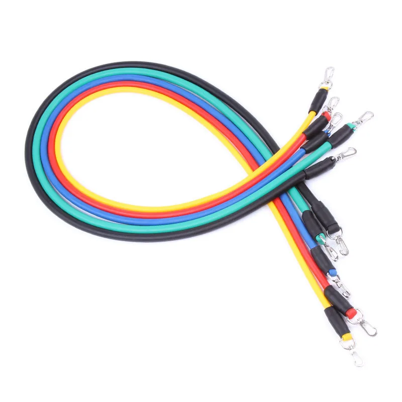 

11-Piece Multi-functional Chest Expander Set Elastic String Hairband Latex Tube Men And Women Fitness Equipment Sports Arm Equip