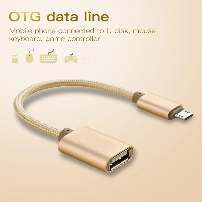 Micro USB OTG кабель адаптер для телефона Micro USB разъем для samsung S6 планшет Android USB 2,0 OTG адаптер для Xiaomi Redmi huawei