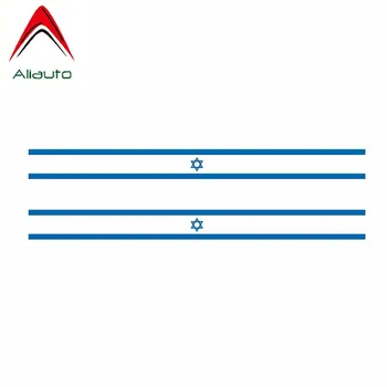 

Aliauto 2 X Car Sticker Automobile Styling Israel Flag Body Racing Waterproof Sunscreen Anti-UV Reflective Decal,17cm*1cm