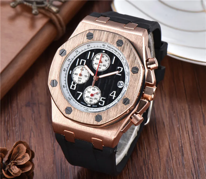 

2019 Men's Watch Luxury Brand Chronograph Sport Full-featured Automatic Calendar Watch Men's Quartz Watch Men's Watch