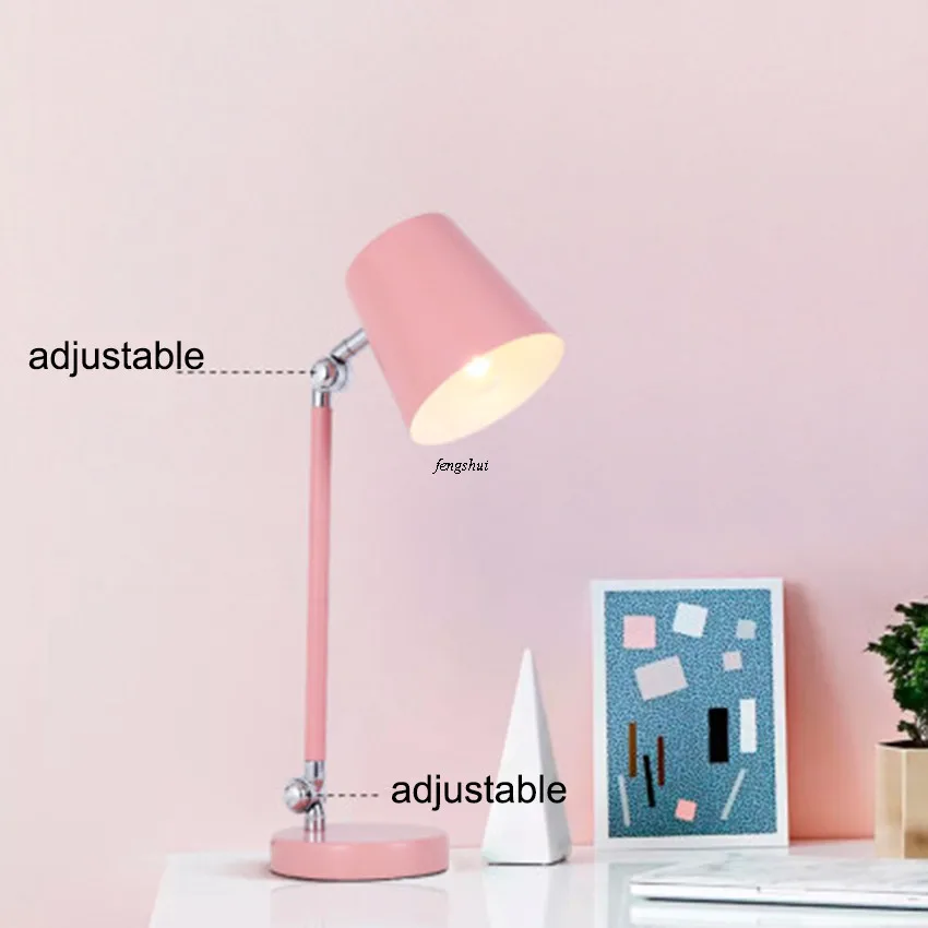 

Nordic Luxury LED Macaron Table Lights Lighting Postmodern Living Room Study Desktop Lamp Bedroom Bedside Office Light Fixtures