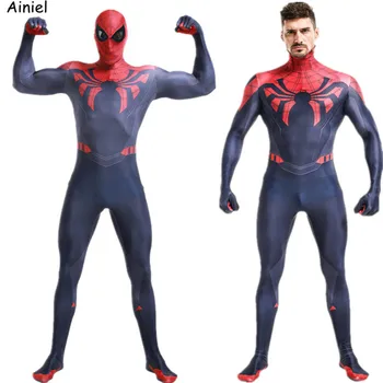 

Movie Spider Suit Man Cosplay Costume Spider zentai Superhero Bodysuit Suit Jumpsuit Halloween Party Boy Kids Adult