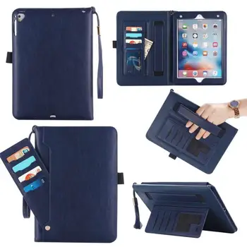 

Hand Hold Storage bag Shell For Apple iPad 2 3 4 A1458 A1459 A1460 Smart PU Leather Cover Tablet Case Funda+Stylus Pen.