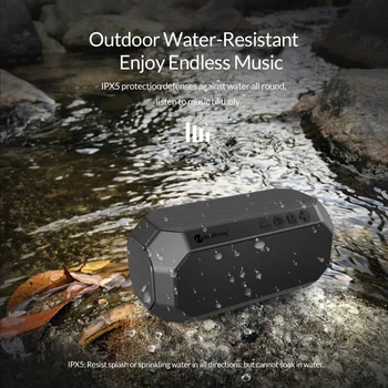 

TWS Wireless bluetooth speaker Small steel gun outdoor waterproof portable boombox super heavy subwoofer hifi sound system altav