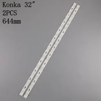 

LED backlight Strip 12 lamp for Konka 32"TV LED32F3300C 35016695 35017248 IC-BKKL32D019 LED32M2800PDE LED32F3100CE 6V