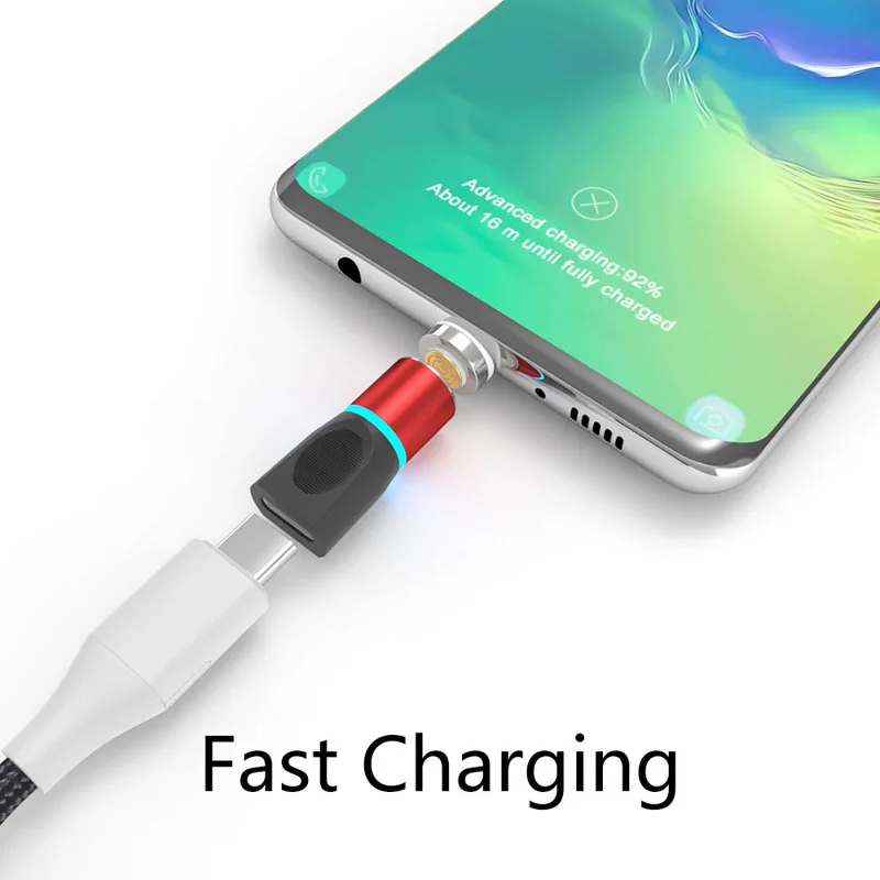 CANDYEIC USB Магнитный адаптер типа C для samsung S10 S9 плюс Note10 9 C9pro A50 A40 A30 LG G8 G7 V30 Nexus 5X Магнитный Зарядное устройство