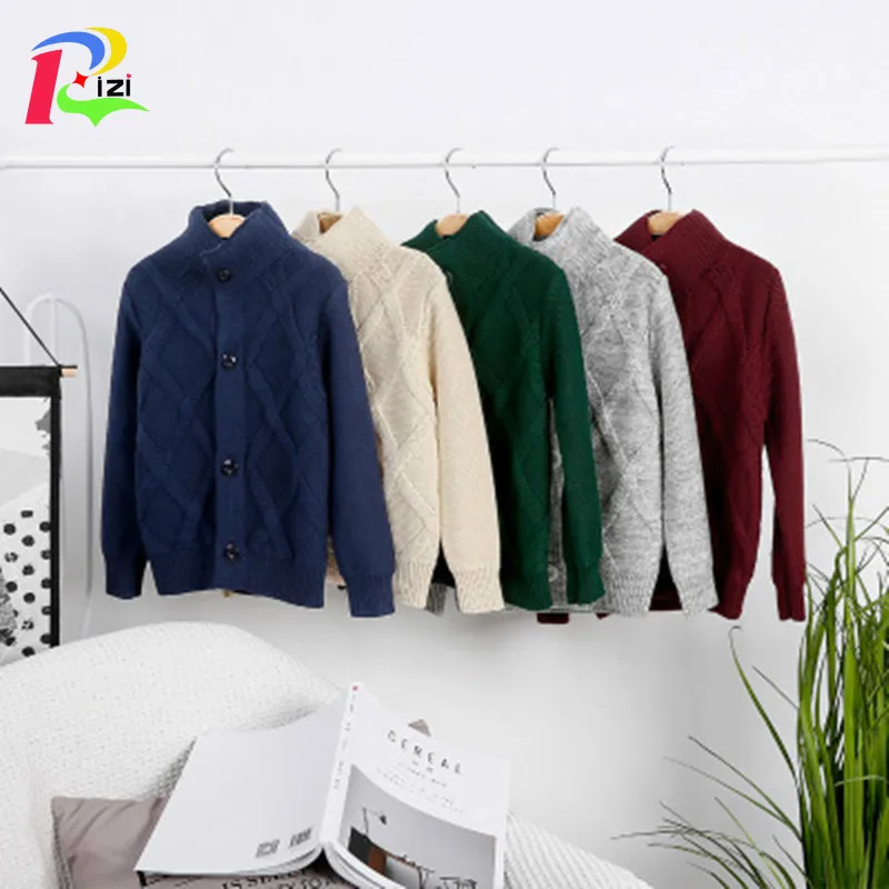Зимний детский пуловер RIZI Herbst, детский пуловер Jungen Strickjacke Mantel Jungen, пуловер Baumwolle, детский пуловер Jungen Jacke, Kinder Kleidung