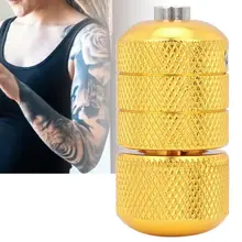 Татуировка ручка сплав Противоскользящий самоблокирующийся захват машины татуировки принадлежности для тела художественные инструменты татуировки трубки татуировки аксессуары