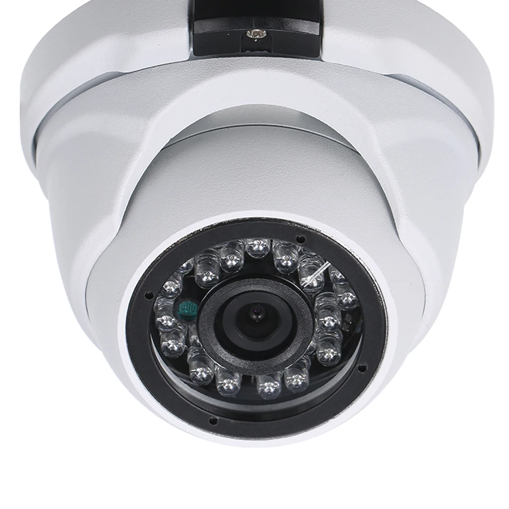 

CCTV Camera Dome IP Camera with Microphone 2.0MP 1080P AHD High-resolution 24 Lamps Nightvison Security Camera