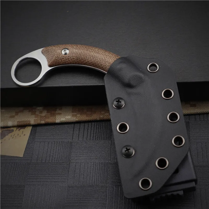 HS инструменты Дамасские vg10 стальные коготь ножи Karambit прямой нож охотничий нож из дамасской стали Открытый походный Нож EDC