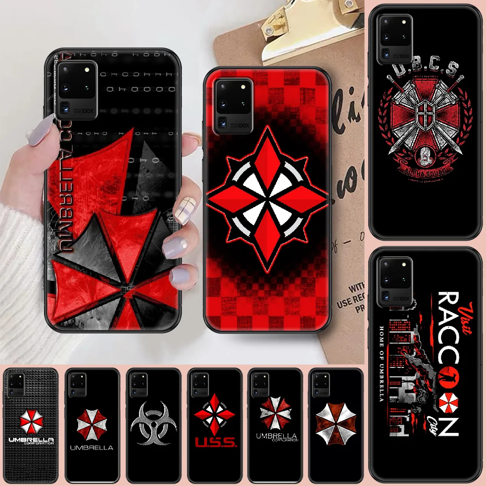Umbrella Movie Phone case For Samsung Galaxy Note 4 8 9 10 20 S8 S9 S10 S10E S20 Plus UITRA Ultra black 3D shell art cell cover | Мобильные