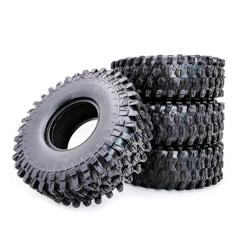 4 шт. резиновые шины 1 9 дюйма 120 мм для 1/10 RC Rock Crawler Axial SCX10 90046 D90 D110 | Игрушки и хобби