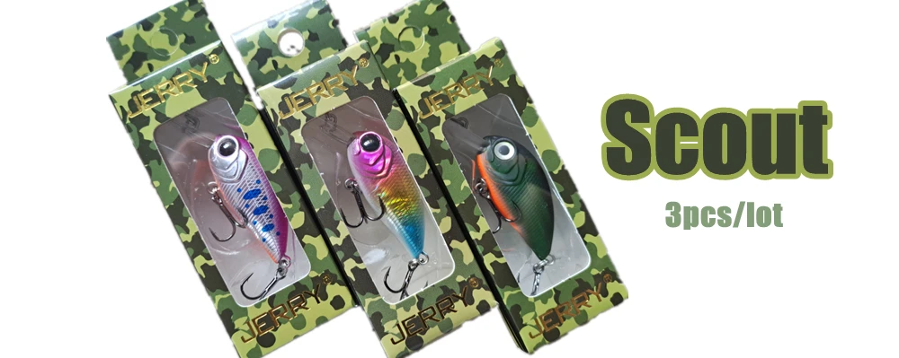 Jerry Scout Ultralight Floating Wobbler Deep Diving Kunstköder 38mm Crackbait Bass Zander Angeln – Detail 17