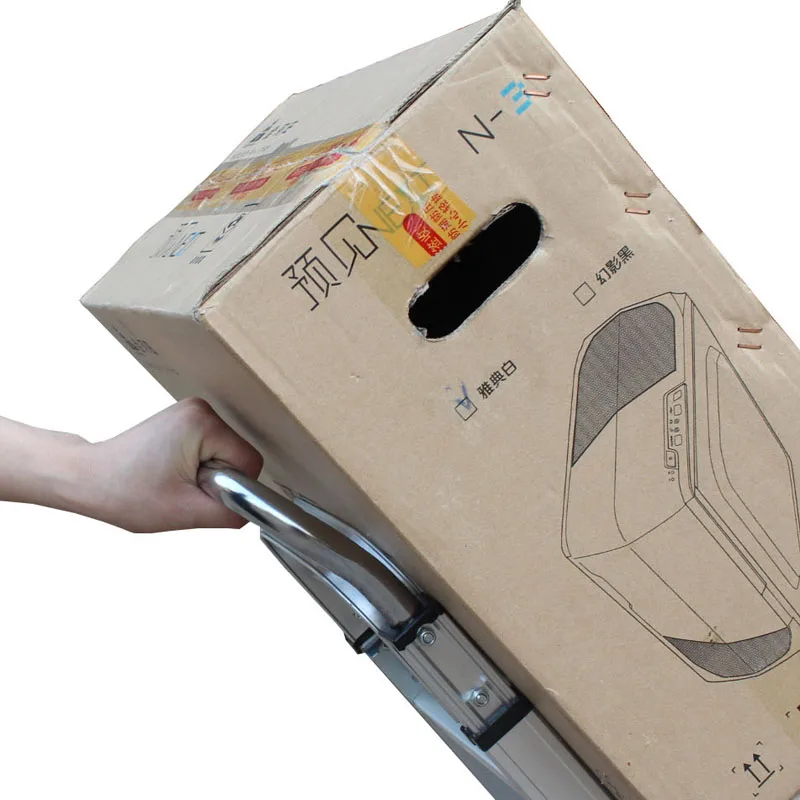 Folding Collapsible Hand Truck Luggage Trolley Carts with Telescoping Handle, Portable Lightweight Aluminum Aloy Hand Truck