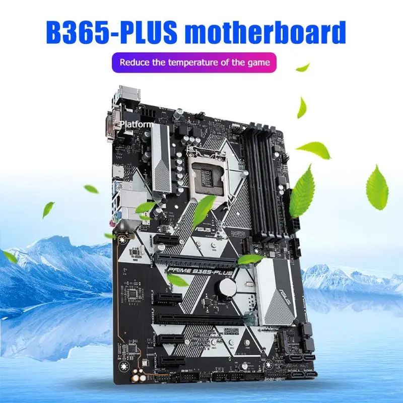 Материнская плата ASUS ATX умелое производство B365-PLUS материнская плата с разъемом LGA 1151 Intel B365 DDR4 ATX материнская плата