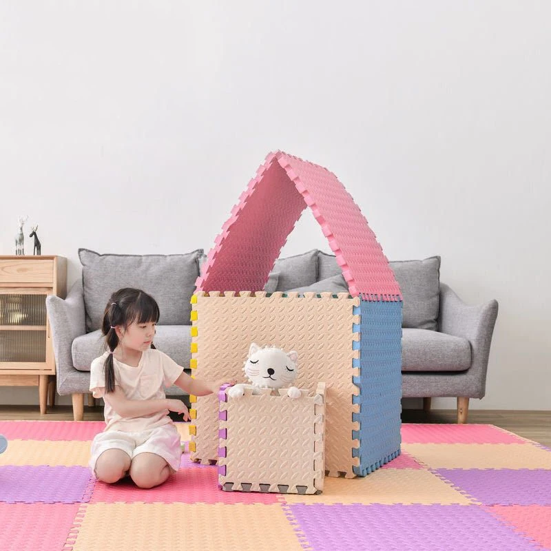 Baby Foam Crawling Mat Children EVA Educational Toys Kids Soft Floor Game Mat Chain Fitness Brick Gym Game Carpet 2.5cm Thicknes