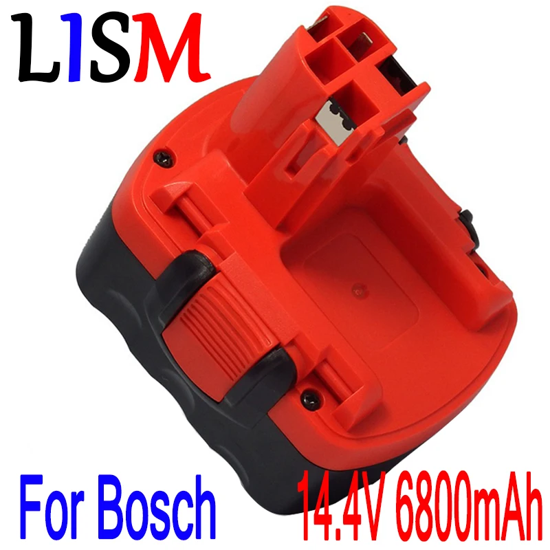 Аккумуляторная батарея BAT038 14 4 В 6800 мАч для bosch аккумулятор BAT040 BAT140 BAT159 BAT041 3660K |