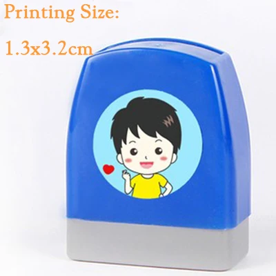 baby name stamp-2 Customize English Russian Spanish Name Stamp Waterproof Baby Clothes Stamp Portable Personal Name Stamp - Цвет: baby name stamp-2