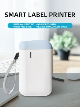 

Wireless Label Printer Portable Pocket Label Printer Bluetooth Thermal Label Printer Fast Printing Home Use Office B100