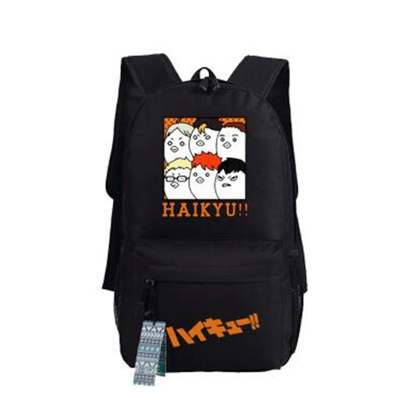 Японский аниме воллейбол Haikyu для мальчиков и девочек косплей рюкзак школьная